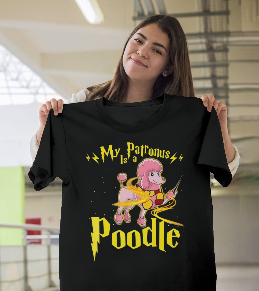 My Patronus Is A Poodle Poodle Wizardry Charm T-Shirt