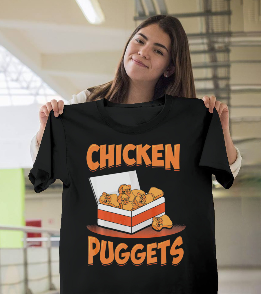 Chicken Puggets Funny Pug Box of Nuggets T-Shirt
