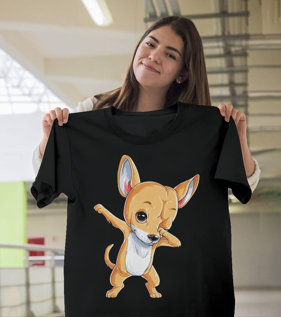 Dabbing Chihuahua Boys Dab Dance Pose T-Shirt