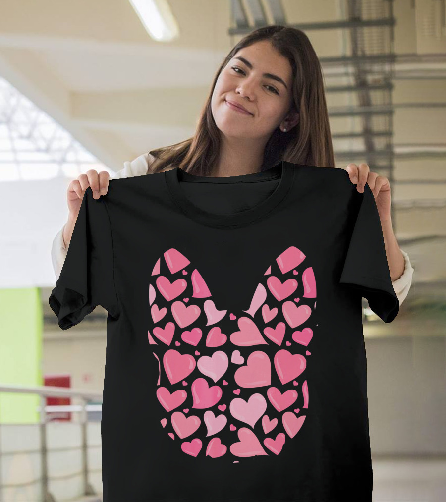 French Bulldog Love Heart T-Shirt