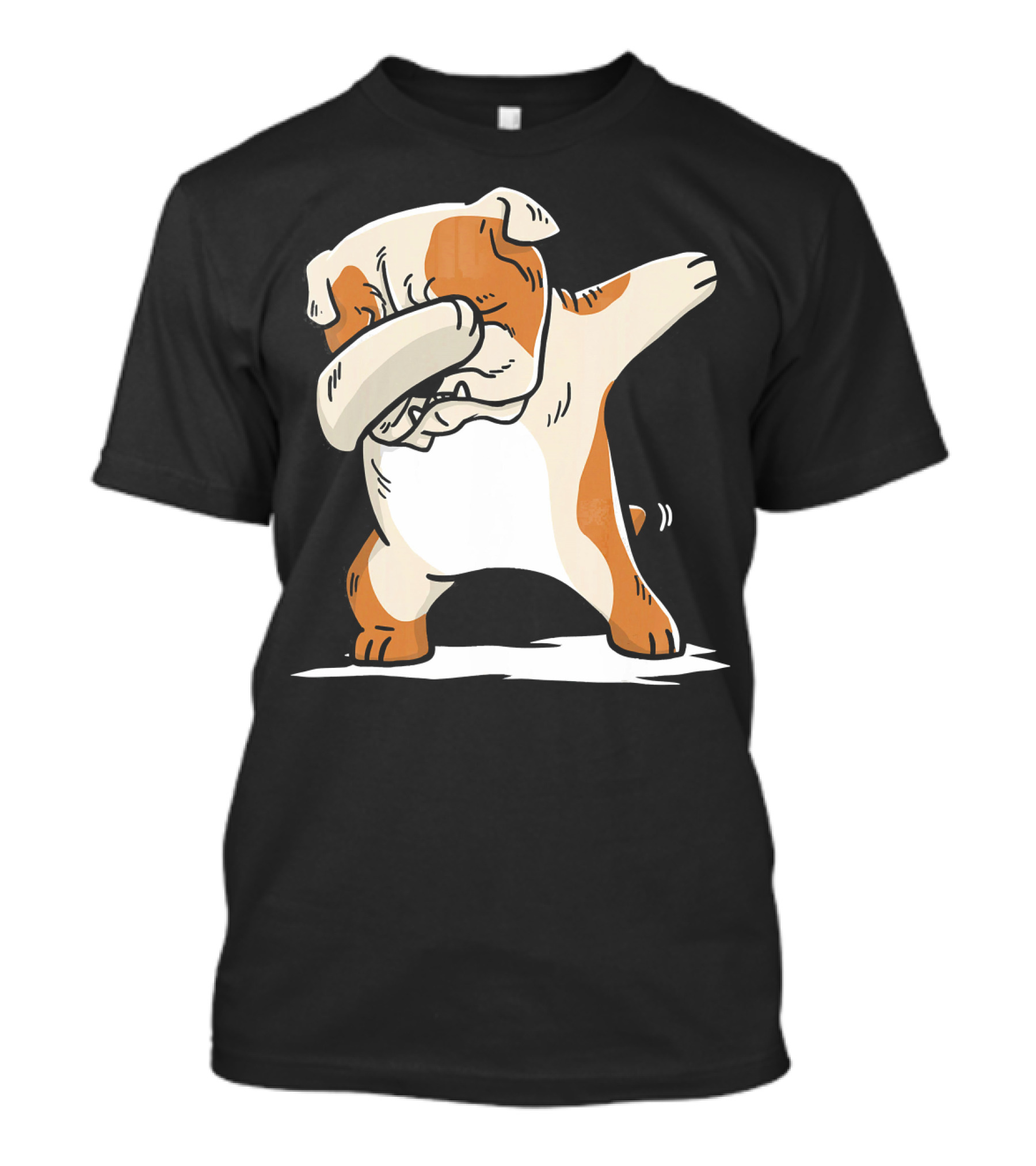 English Bulldog Fun Cute Dabbing Bulldog T-Shirt