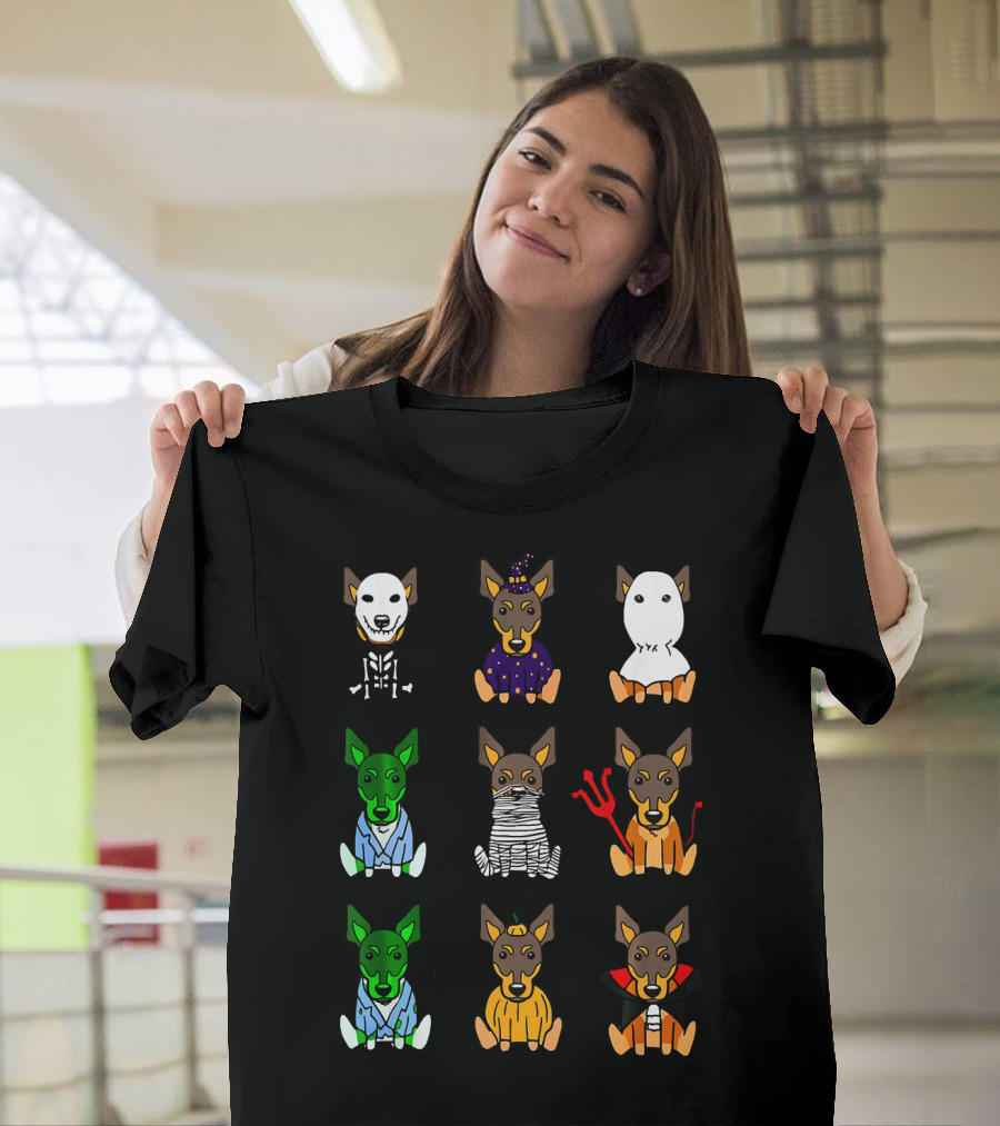 Miniature Pinscher Halloween Costumes Variety T-Shirt