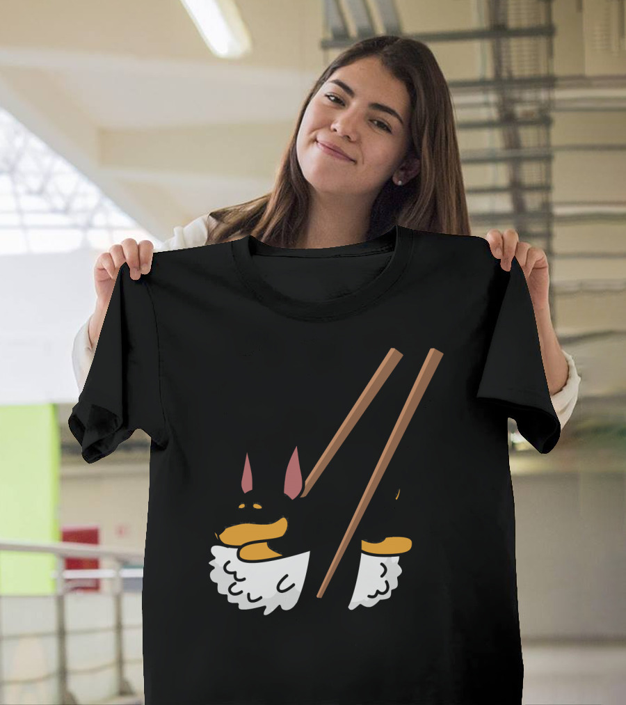 Miniature Pinscher Sushi Dog Humor T-Shirt