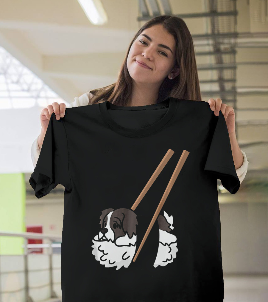 Havanese Sushi Dog with Chopsticks T-Shirt