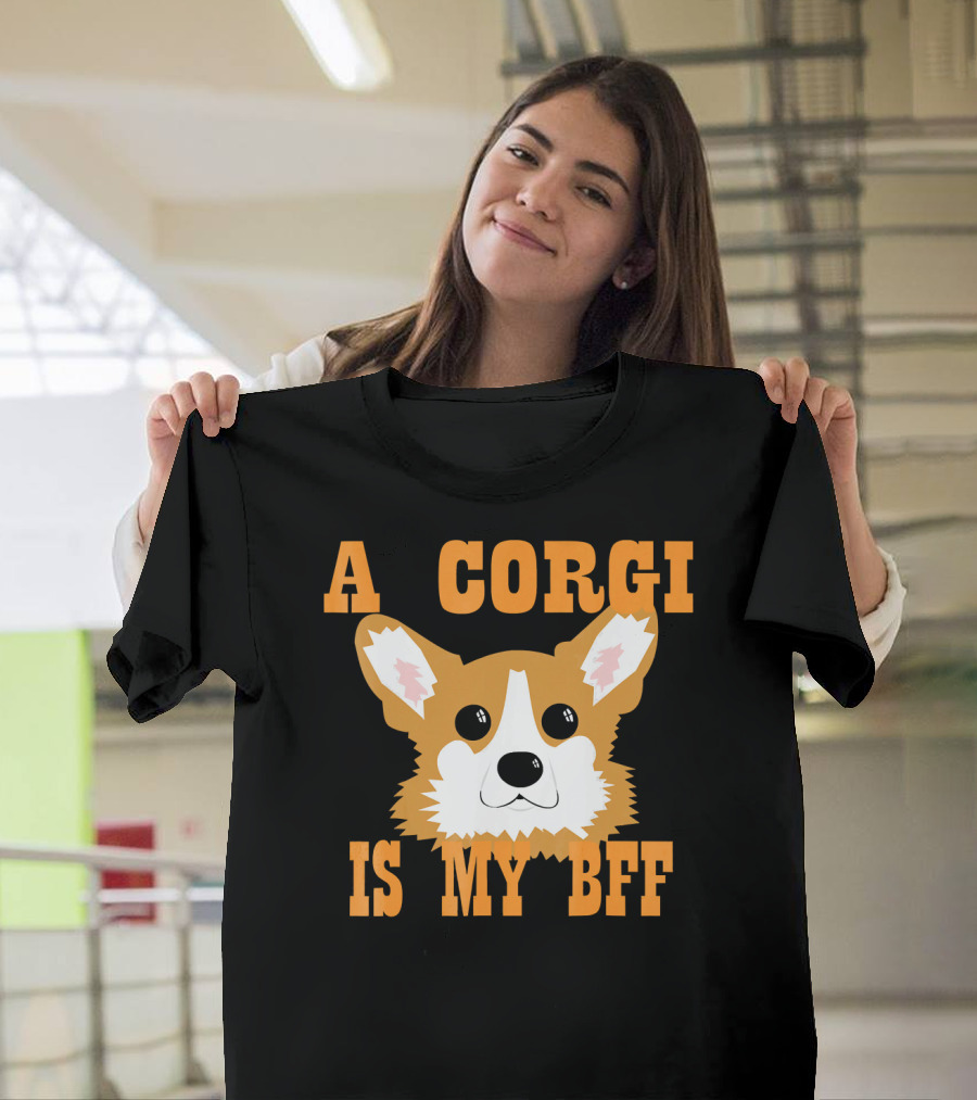 Corgi Apparel A Corgi Is My BFF Iconic Pet Friendship T-Shirt