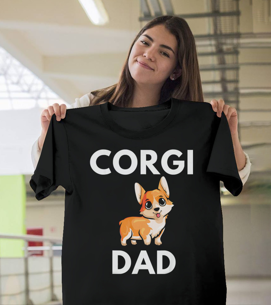 Corgi Dad Cute Corgi Saying T-Shirt