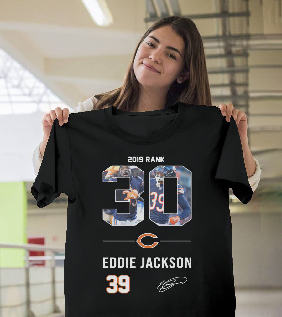 Rank 30 Chicago Bears Eddie Jackson T-Shirt