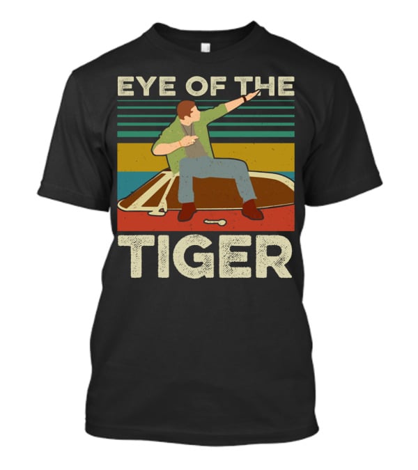 Supernatural Dean Eye Of The Tiger Retro Pose T-Shirt