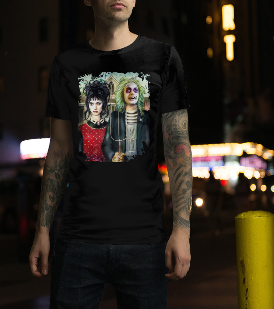 American Gothic Beetlejuice Lydia House T-Shirt