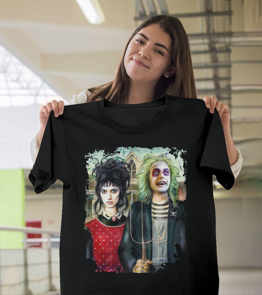American Gothic Beetlejuice Lydia House T-Shirt