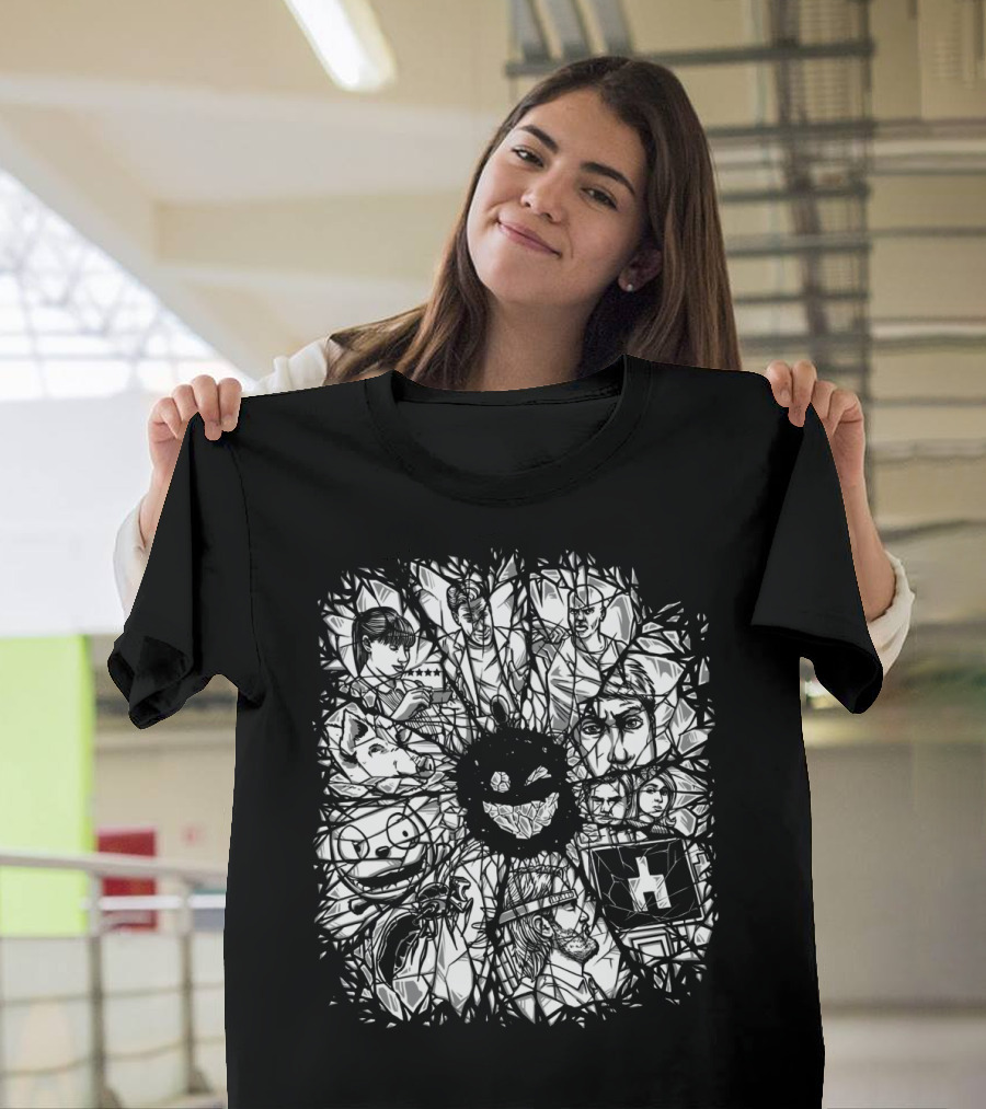 Black Mirror Dark Refractions Iconic Episodes Symbolic Imagery Collection T-Shirt