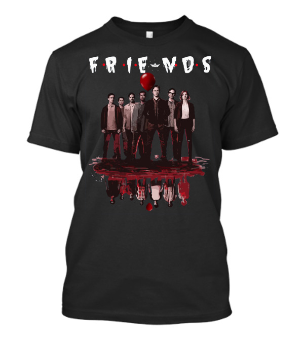 Friends IT Chapter Two Parody Character Reflection With Red Balloon T-Shirt
