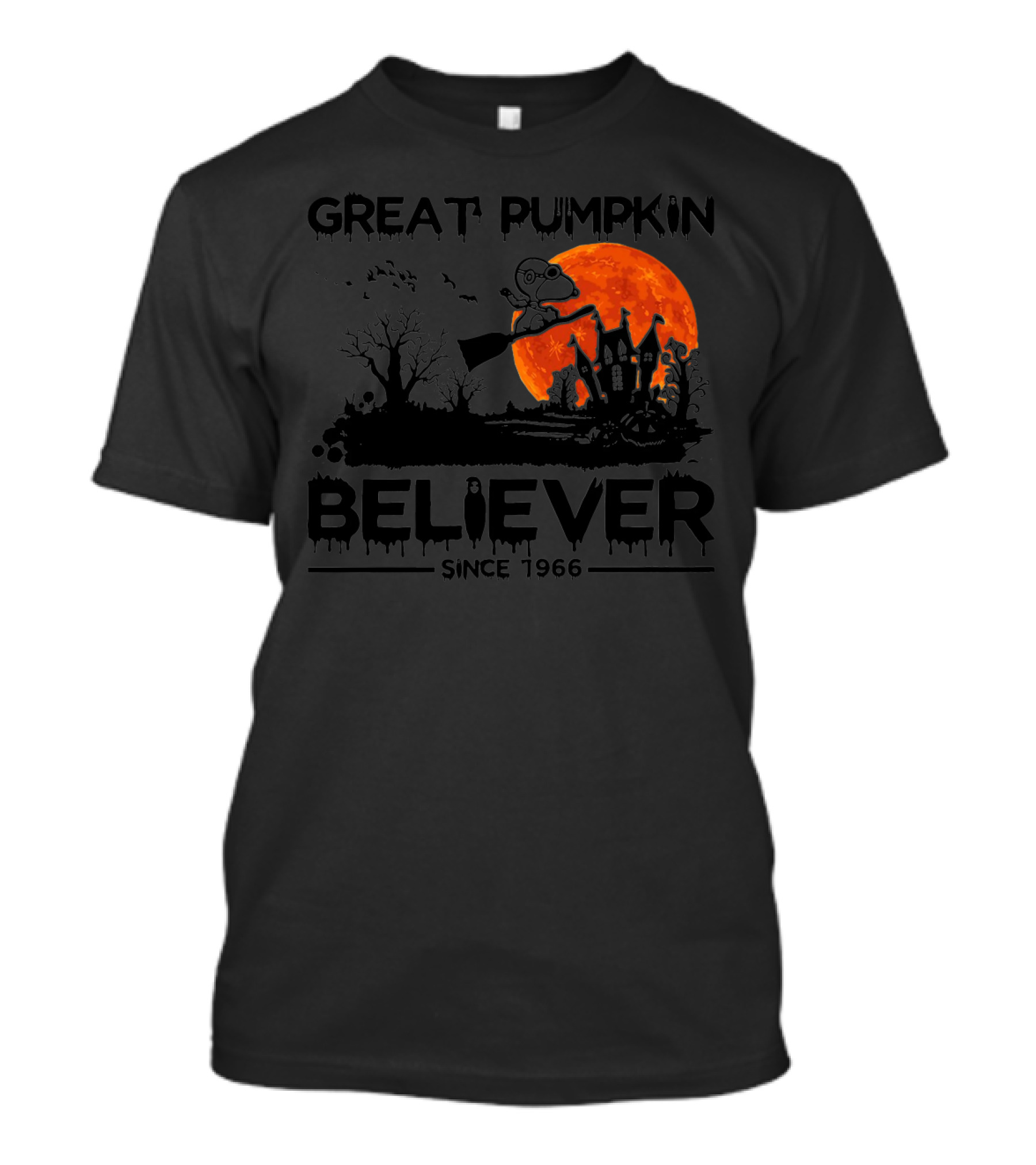 Great Pumpkin Believer Snoopy Since 1966 Halloween T-Shirt