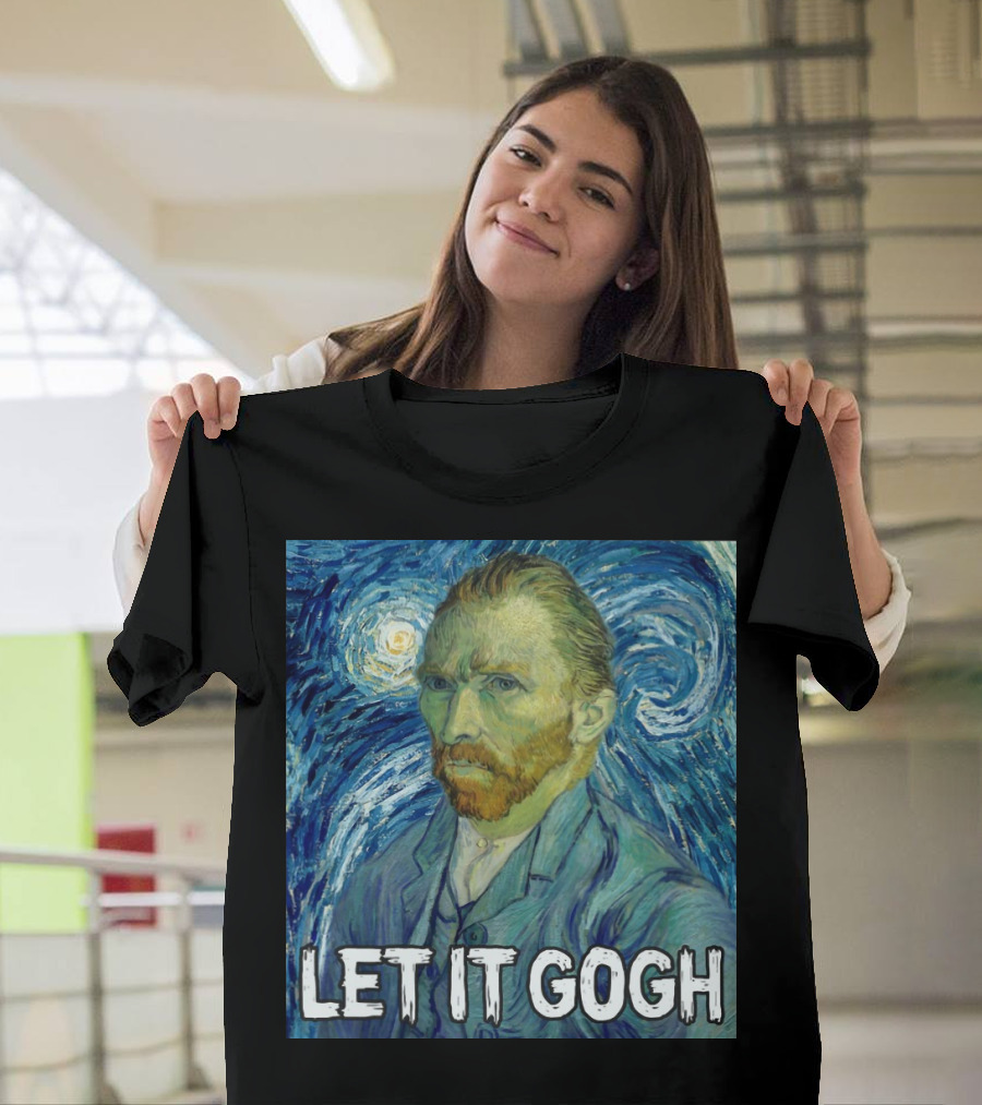 Vincent Van Gogh Let It Gogh Starry Night T-Shirt