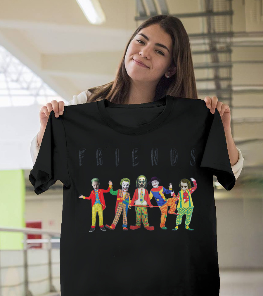 Friends Clown Joker Characters T-Shirt