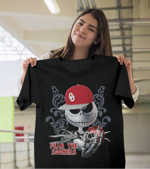 Jack Skellington OU Fear The Sooners T-Shirt