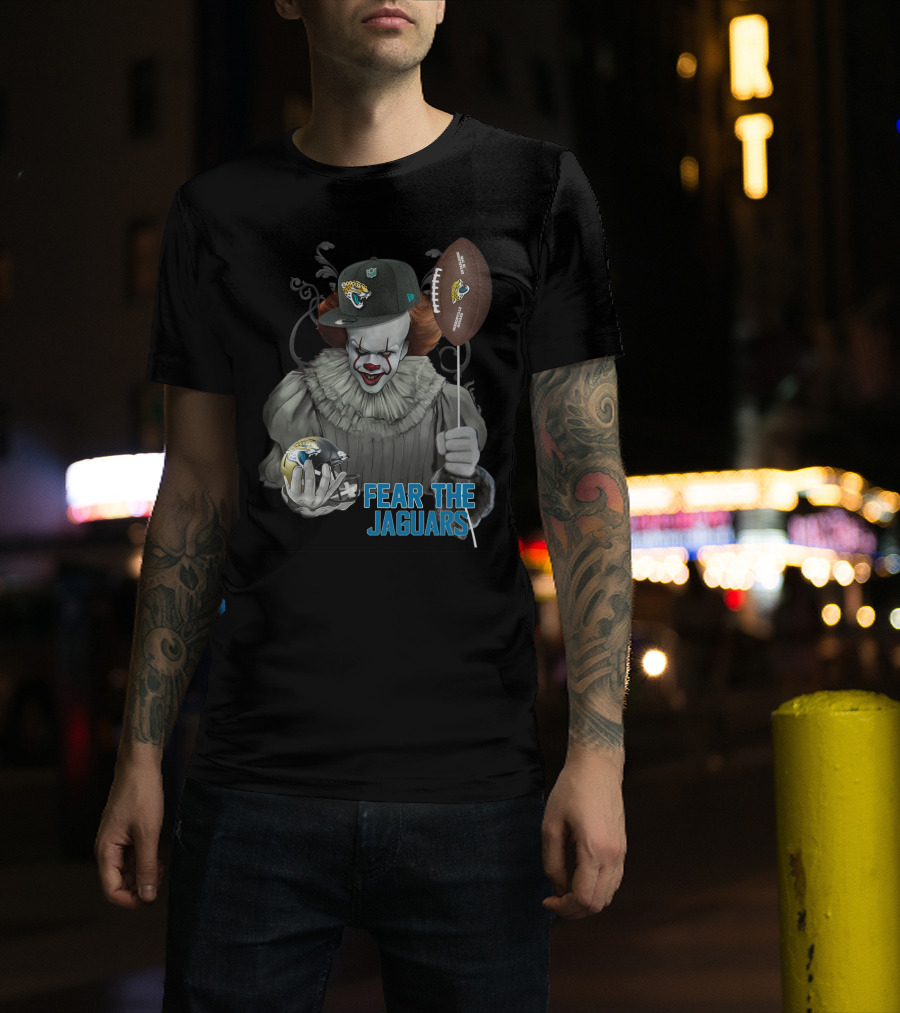 Pennywise Fear The Jaguars Nfl Jacksonville Football T-Shirt