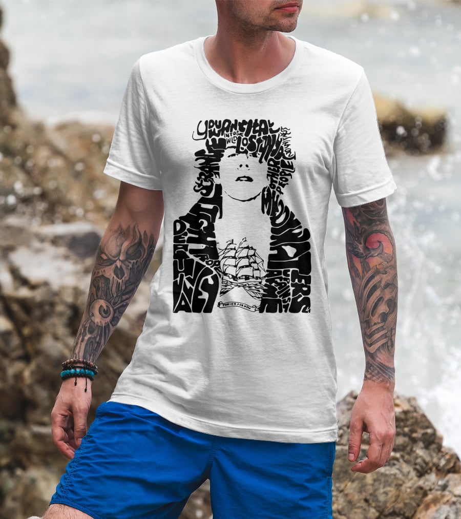 Lp Lost On You Uprising Departure Waters Stormy Seas By Paul Attwood T-Shirt