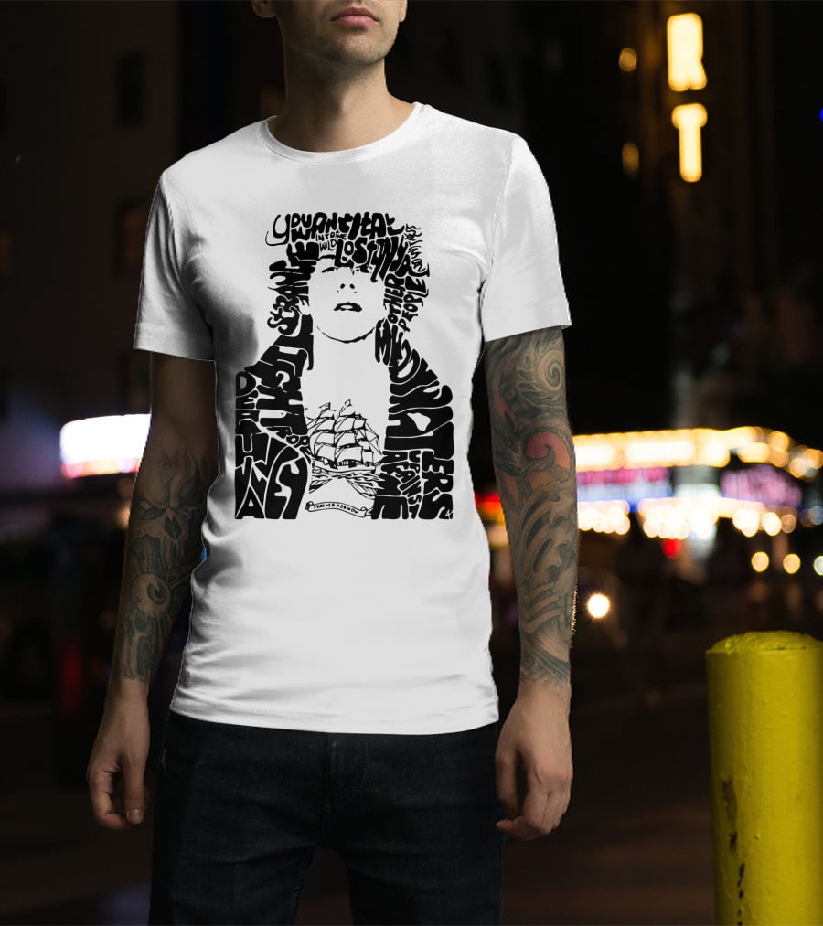 Lp Lost On You Uprising Departure Waters Stormy Seas By Paul Attwood T-Shirt