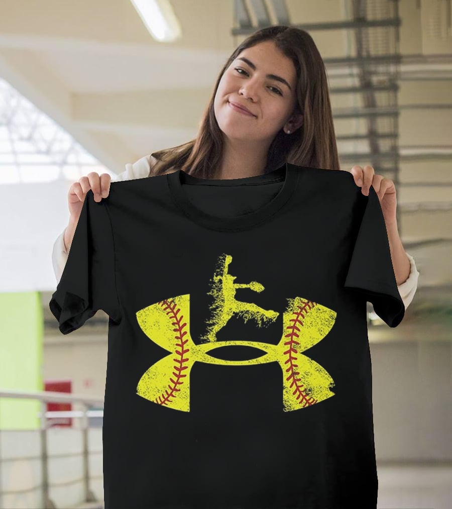 Under Armour Softball Player Jumping T-Shirt