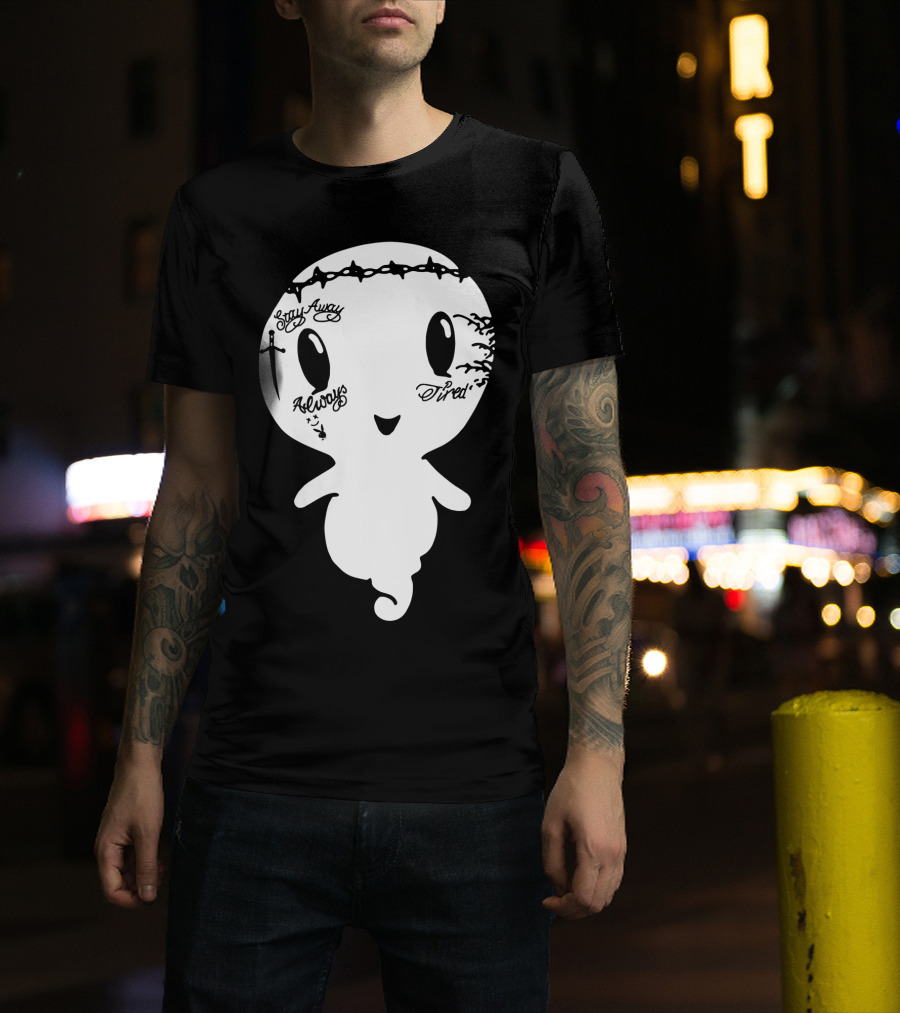 Stay Away Always Tired Ghost Post Malone Tattoo T-Shirt