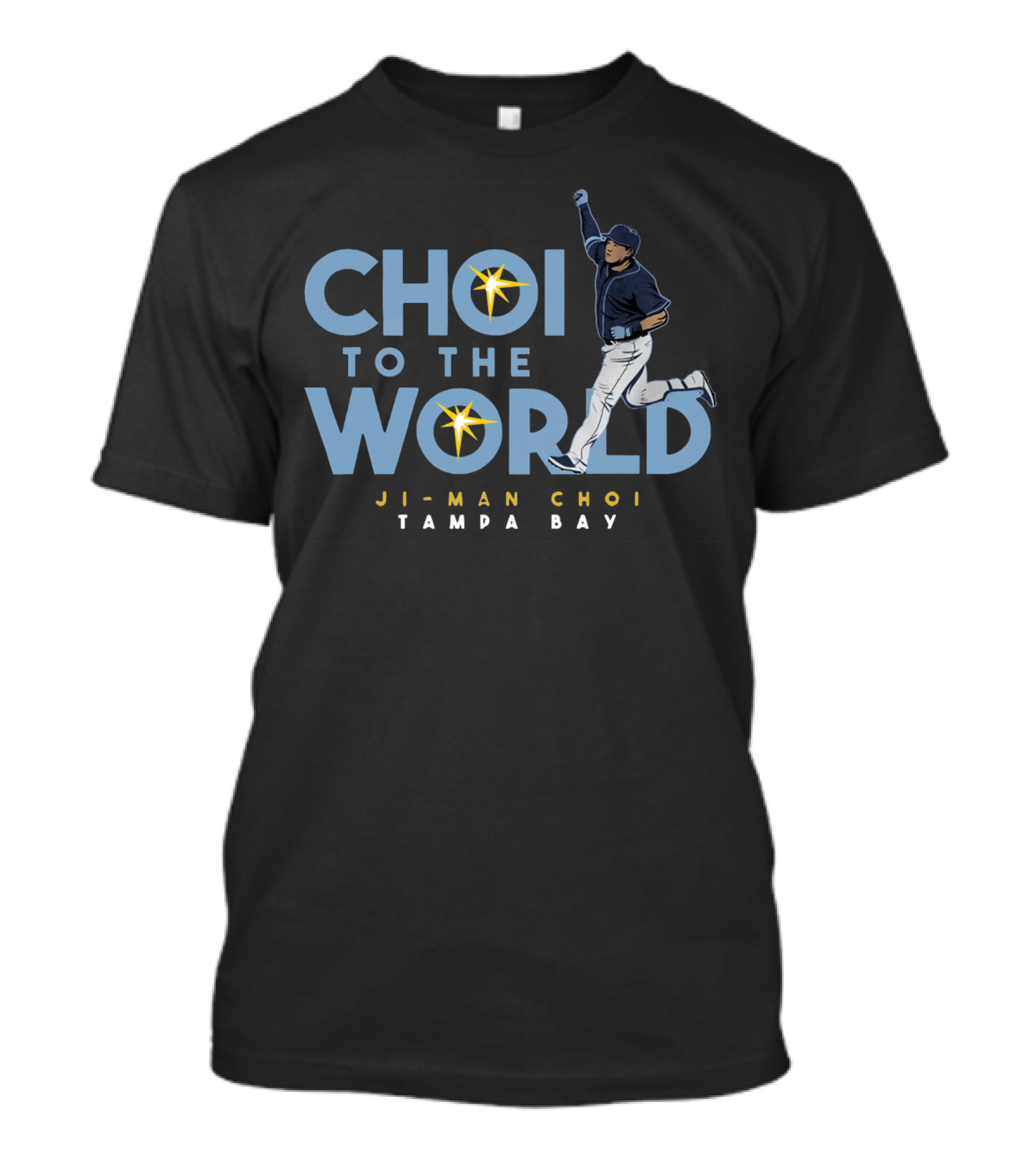 Choi To The World Ji-Man Choi Tampa Bay Baseball T-Shirt