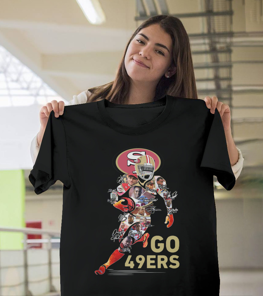 Go San Francisco 49ers Legends And Iconic Autographs T-Shirt