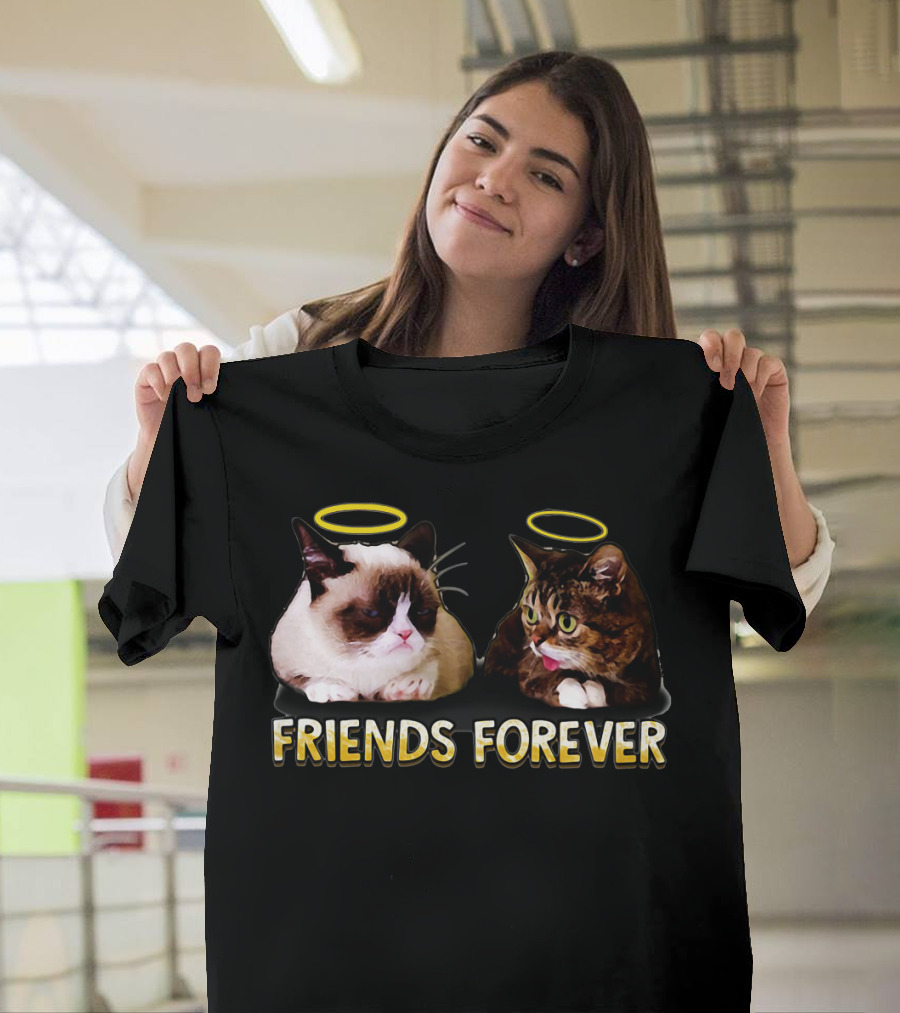 Grumpy Lil Bub Friends Forever T-Shirt