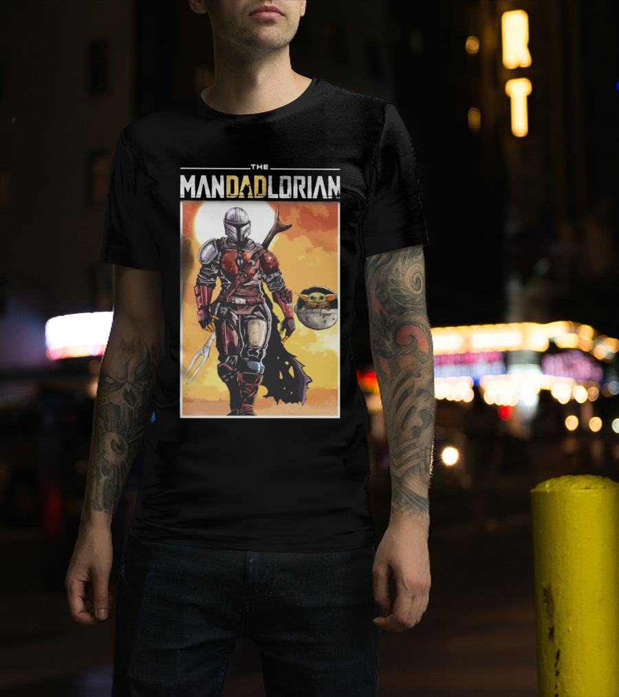 The Mandadlorian Dad Yoda The Mandalorian T-Shirt