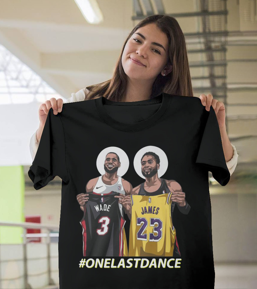 Wade 3 James 23 One Last Dance T-Shirt
