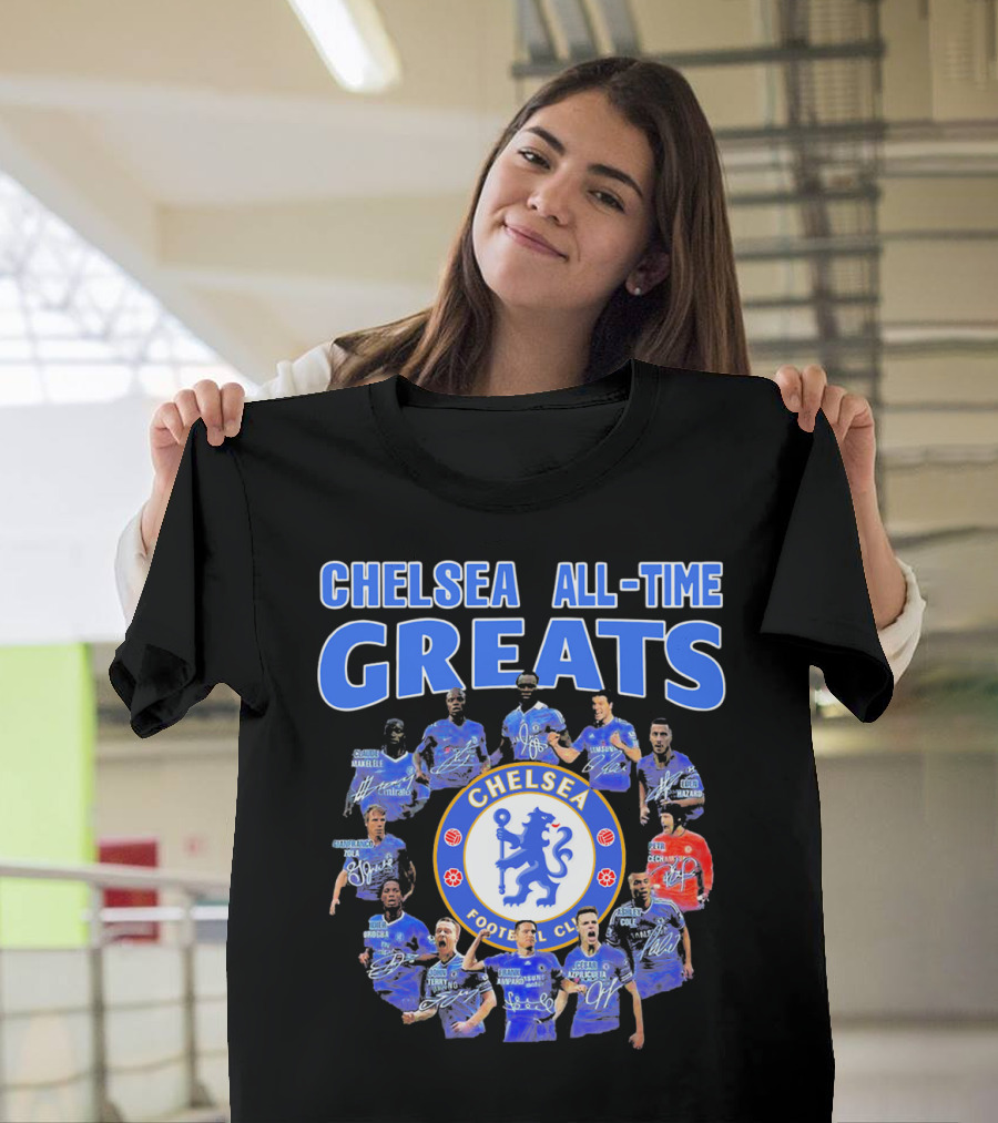 Chelsea All-Time Greats Featuring Legends of Chelsea Football Club T-Shirt