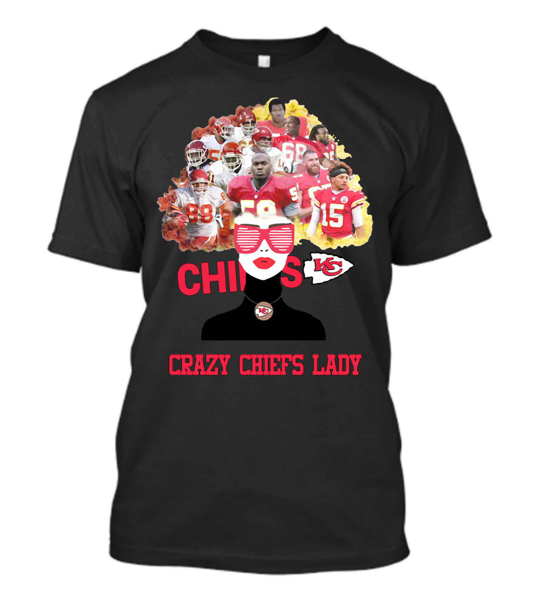 Crazy Chiefs Lady Chiefs Kansas City T-Shirt