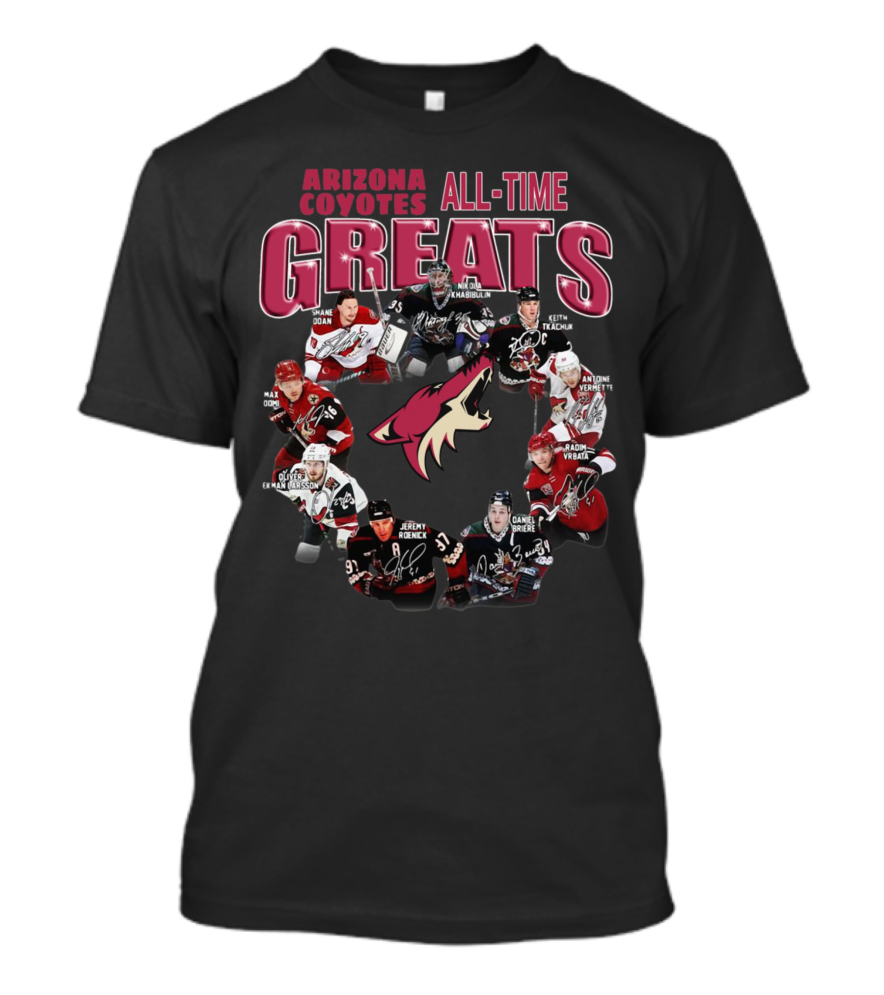 Arizona Coyotes All-Time Greats T-Shirt