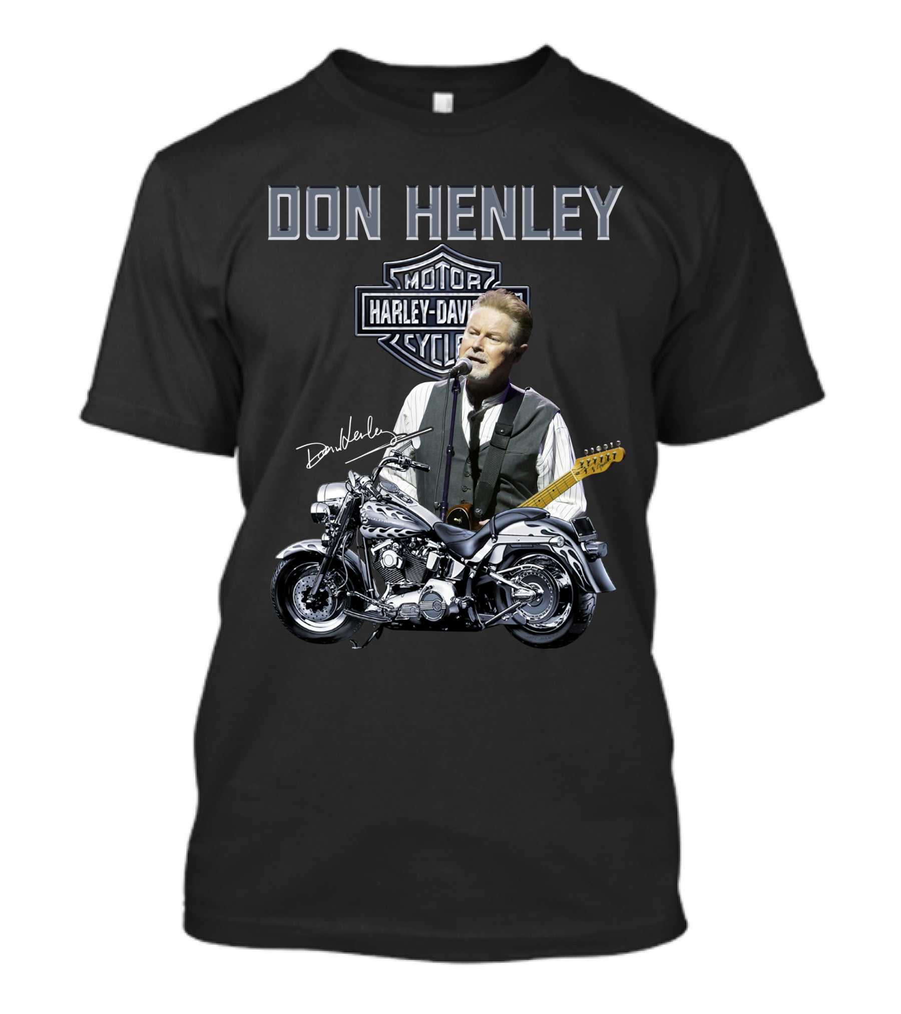Don Henley Harley Davidson Motorcycle Music Legend T-Shirt