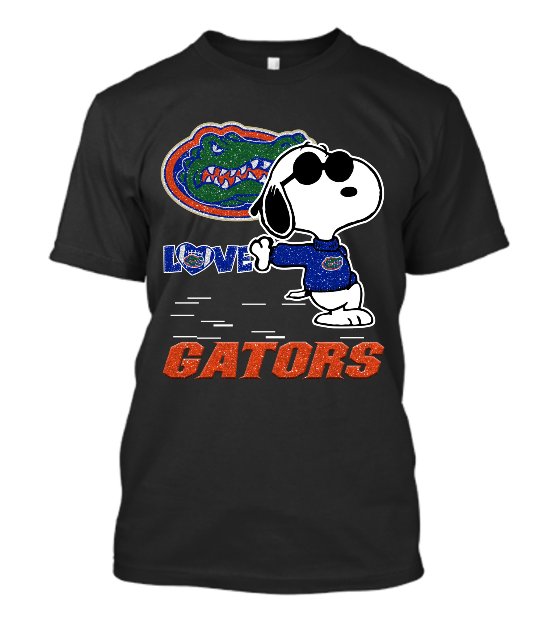 Snoopy Love Florida Gators Football T-Shirt