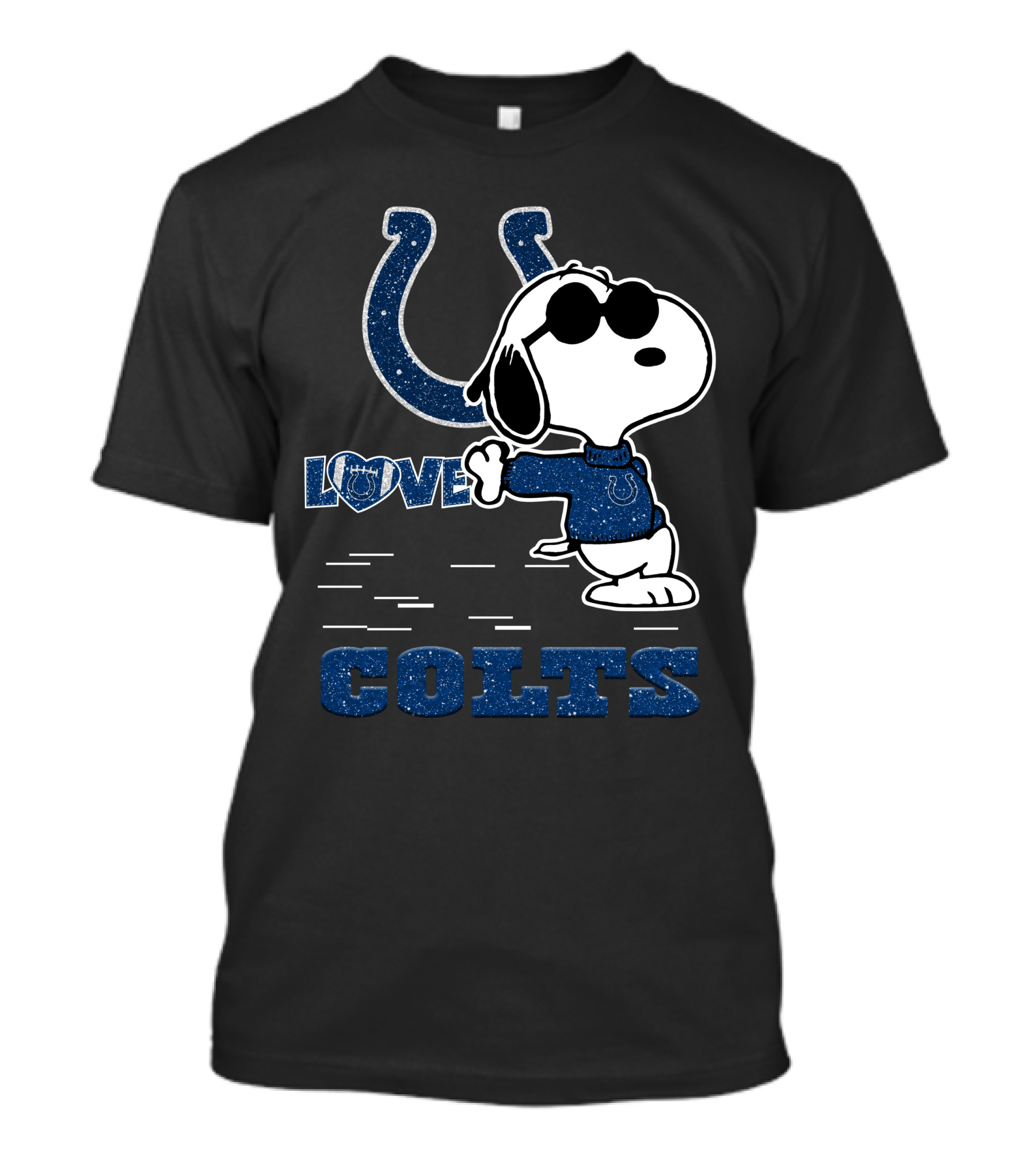 Snoopy Love Colts Indianapolis T-Shirt