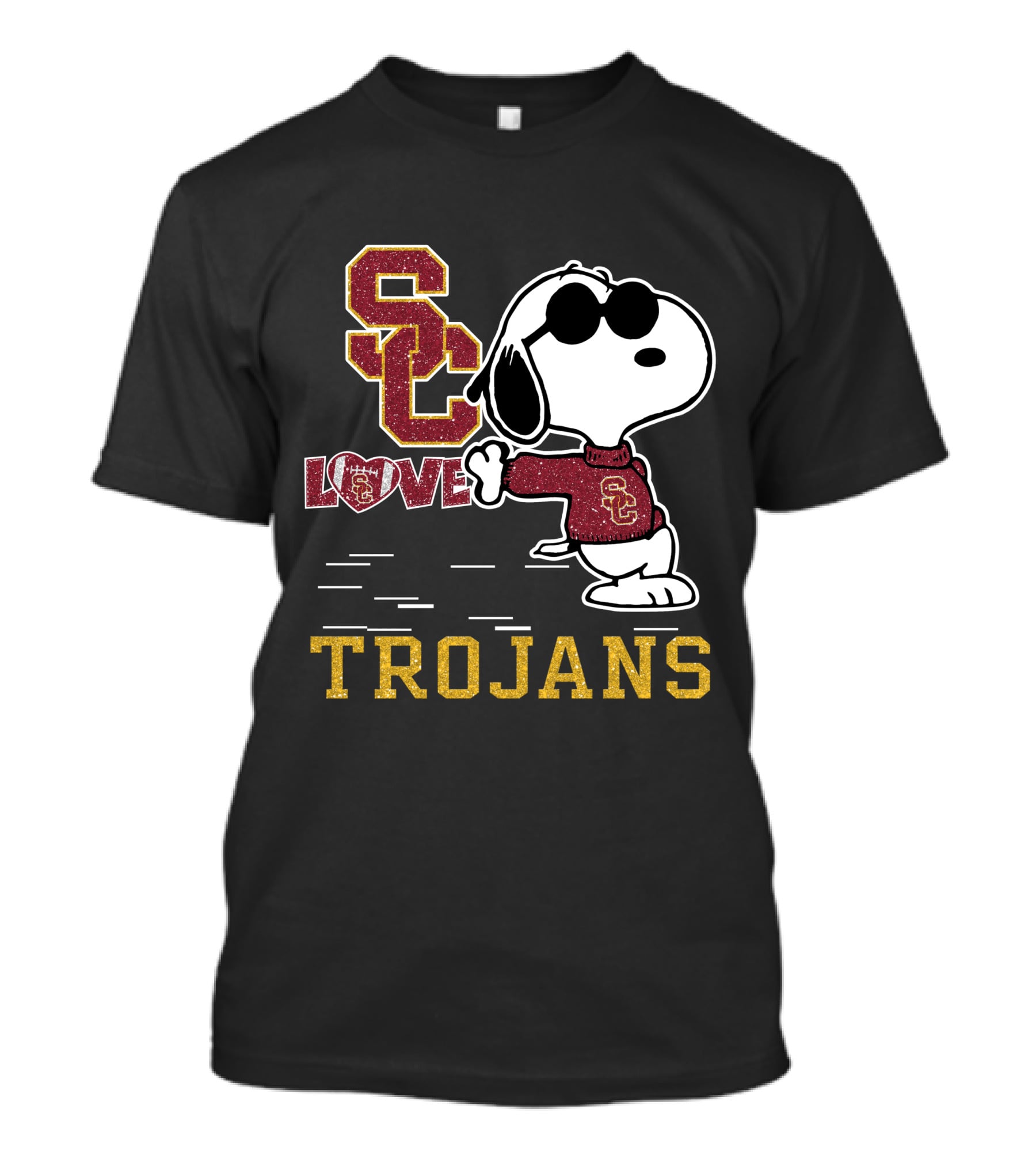 Snoopy USC Love Trojans T-Shirt