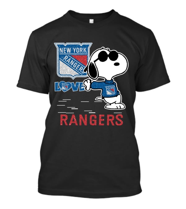 Snoopy Love New York Rangers T-Shirt