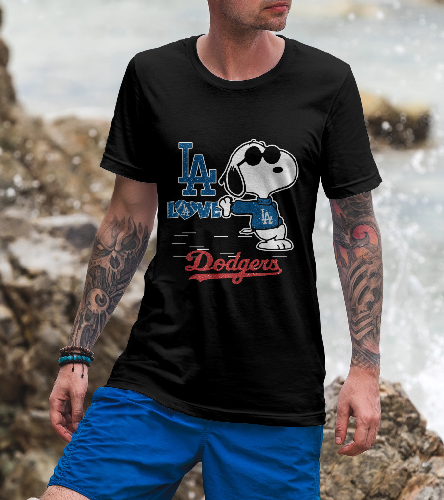 Snoopy LA Love Dodgers T-Shirt