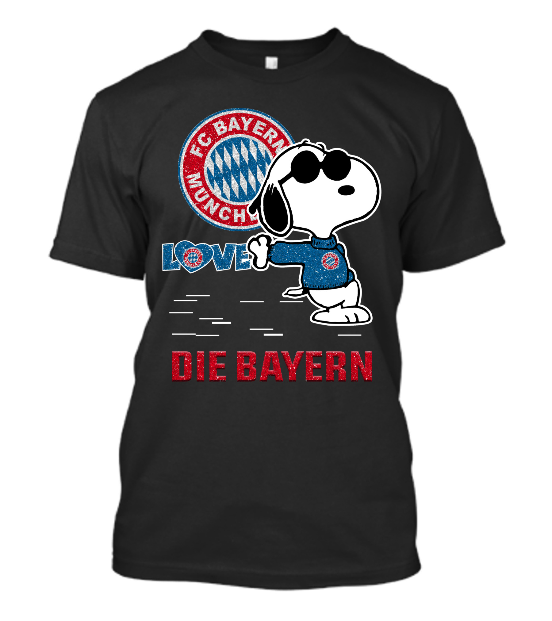 Snoopy Love FC Bayern München Die Bayern T-Shirt