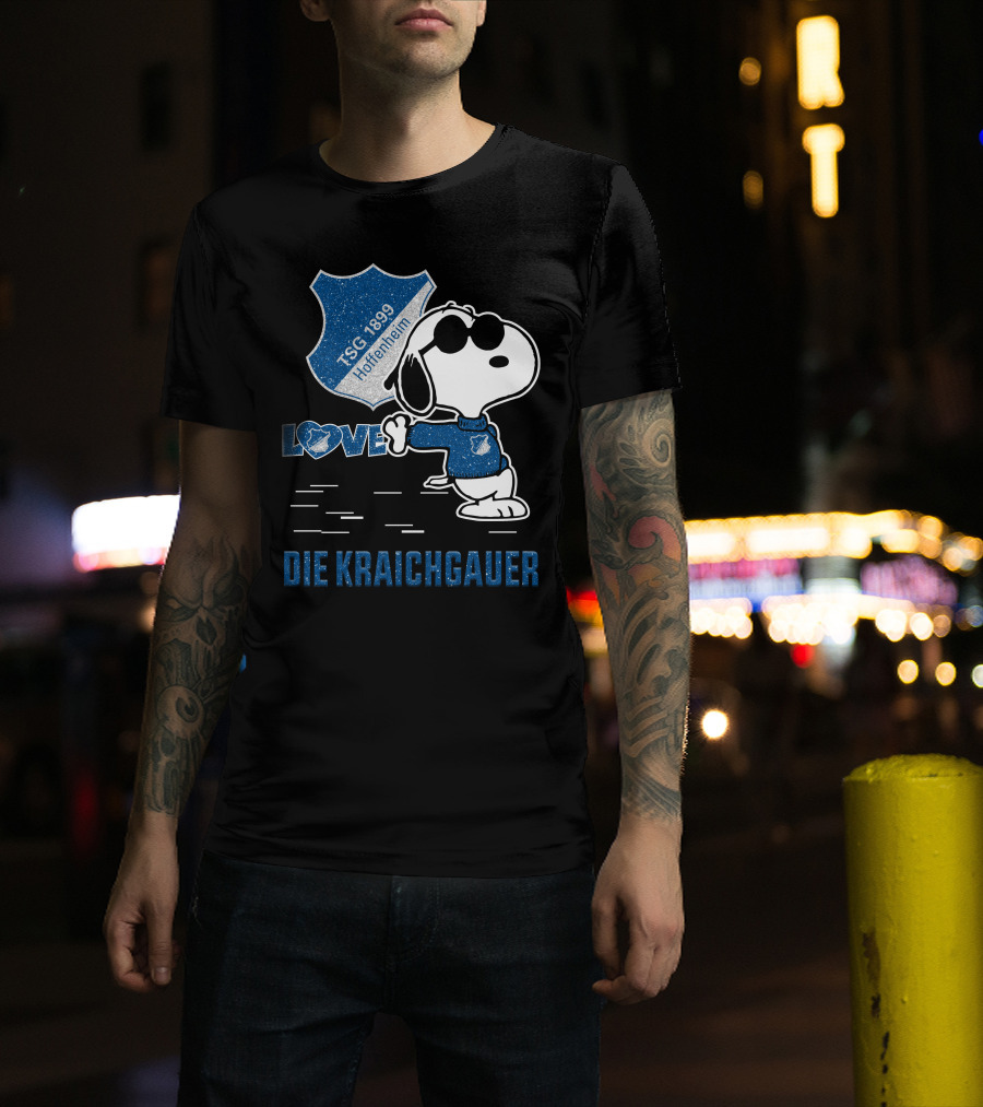 Snoopy Love TSG 1899 Hoffenheim Die Kraichgauer T-Shirt
