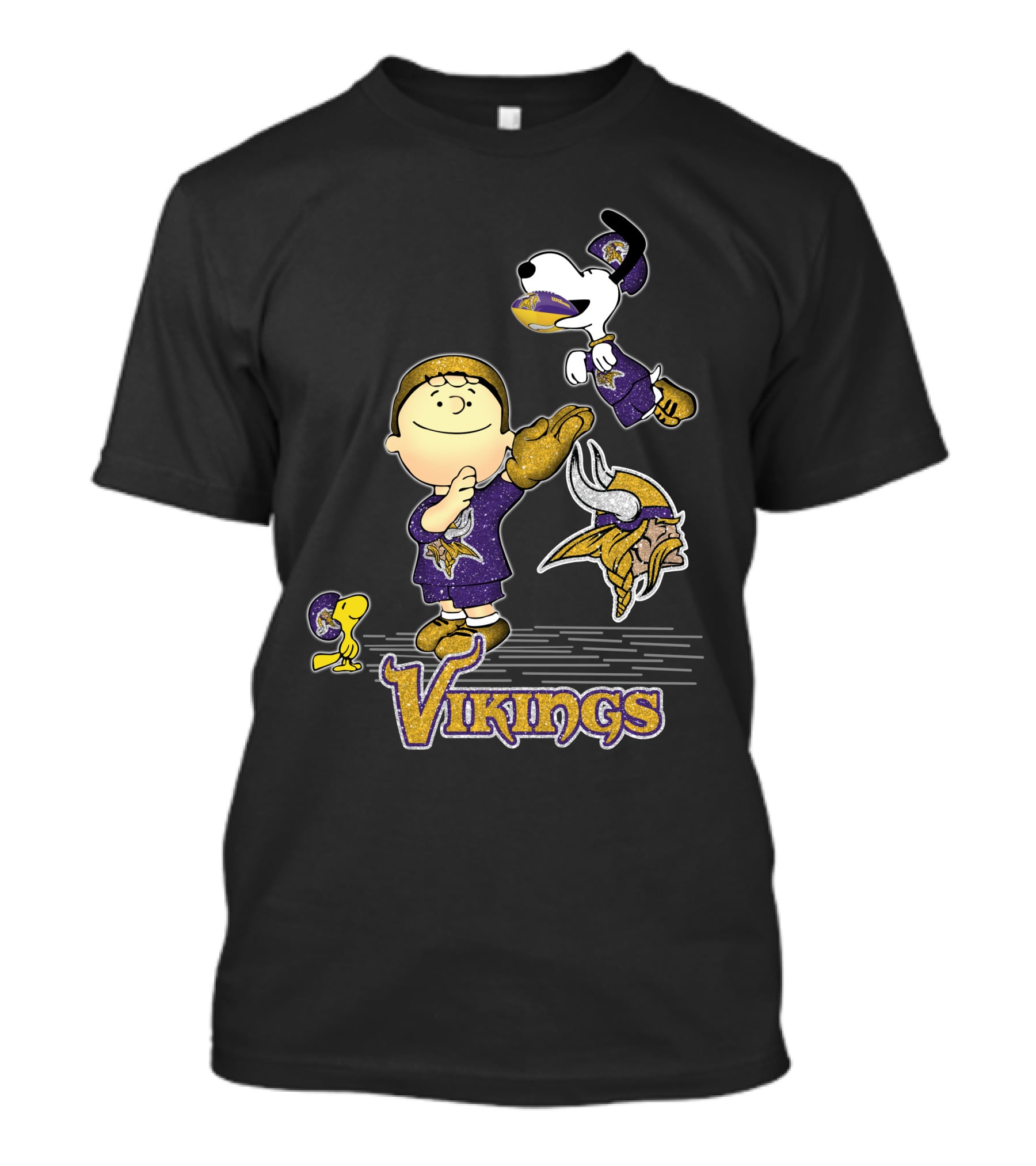 Snoopy And Friends Celebrate Minnesota Vikings Victory T-Shirt