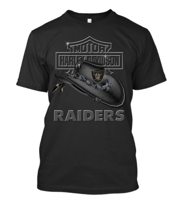 Motor Harley Davidson Raiders 137 Las Vegas Cowboys Style T-Shirt