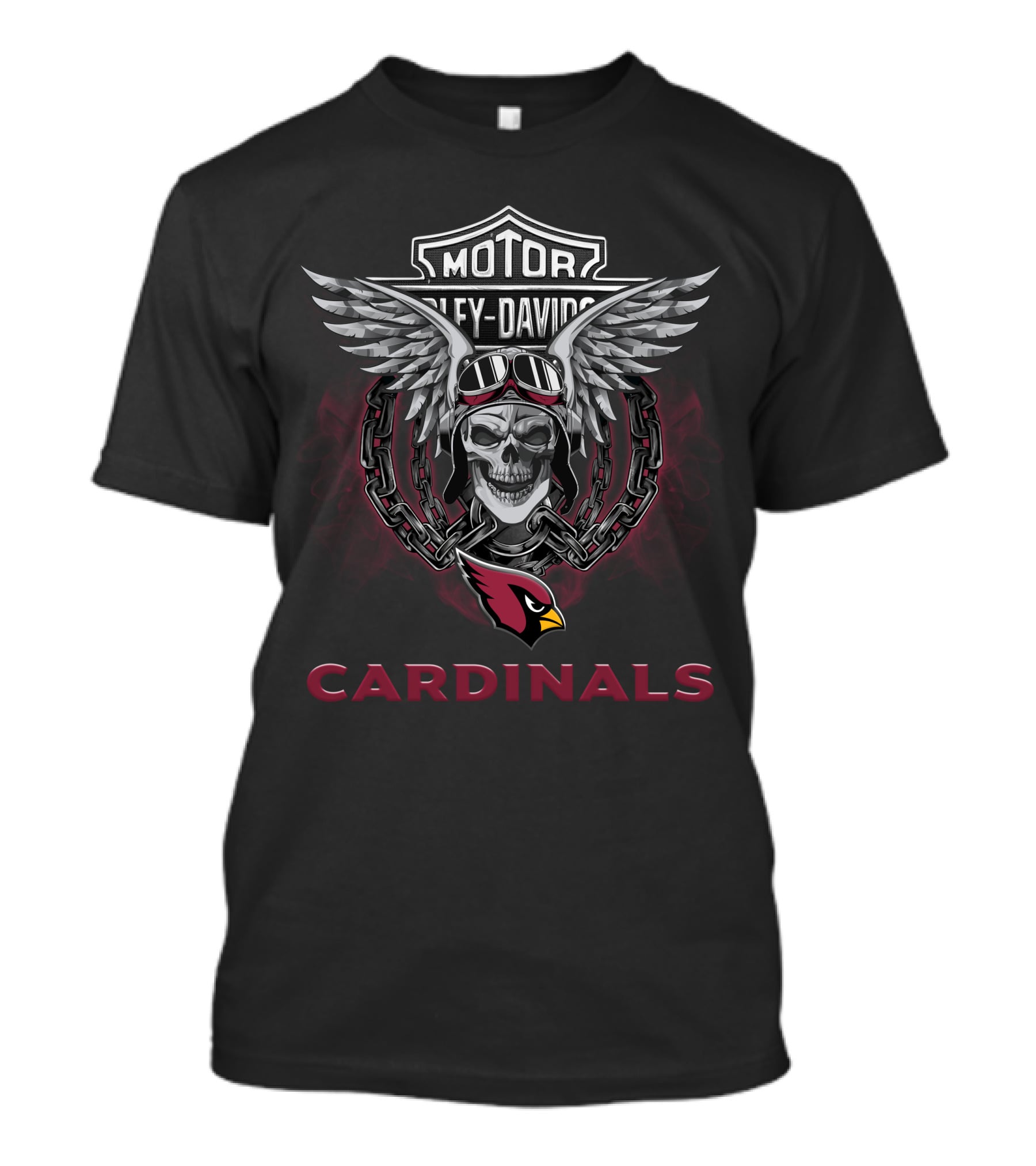 Motor Harley Davidson Cardinals Nfl Football Fans T-Shirt