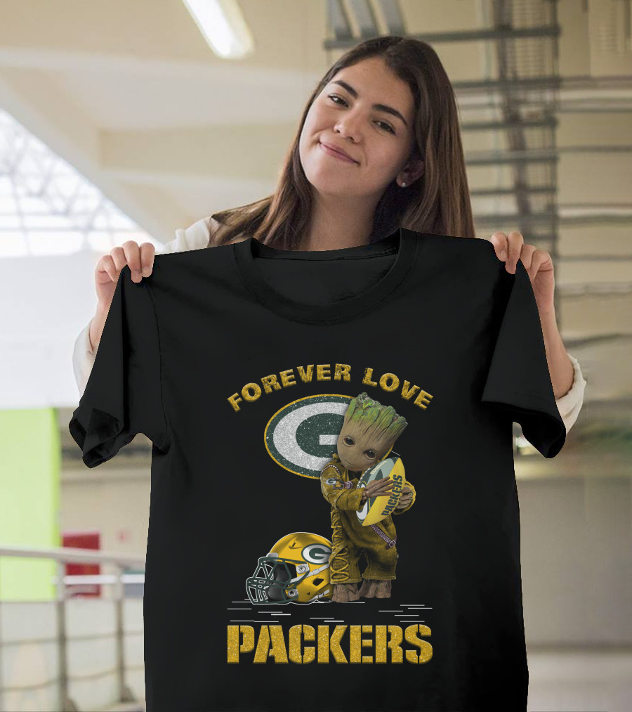 Forever Love Packers Groot Green Bay T-Shirt