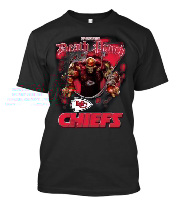 Five Finger Death Punch Kansas City Chiefs Nfl Football Fans Chiefs T-Shirt