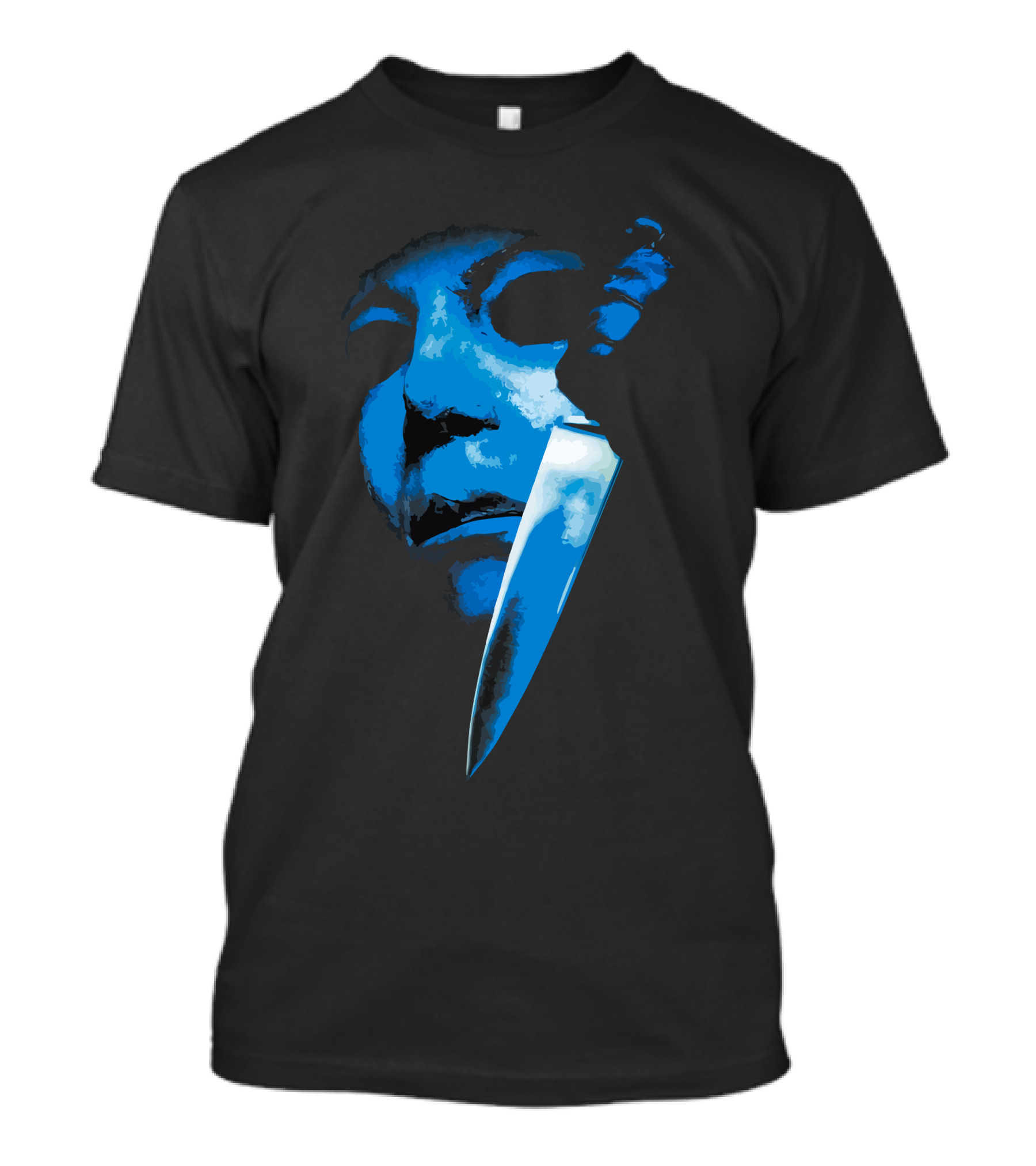Halloween The Curse Of Michael Myers Knife Mask Iconic Horror T-Shirt