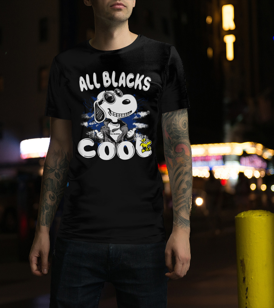 All Blacks Cool Snoopy T-Shirt