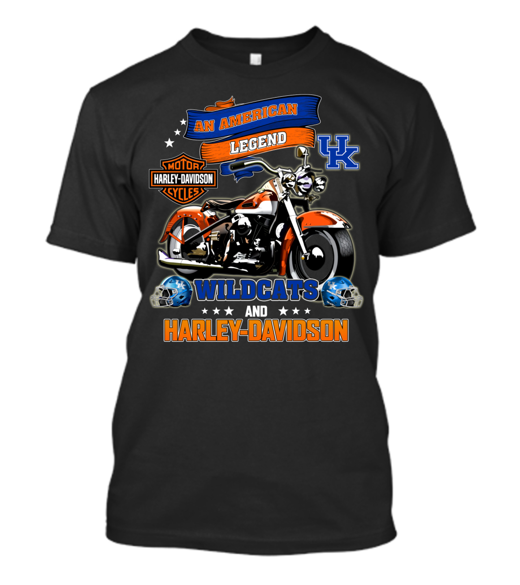 Kentucky Wildcats Harley Davidson An American Legend T-Shirt