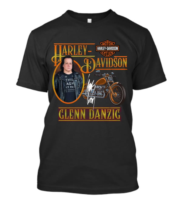 Harley Davidson Glenn Danzig Motorcycle Motorcycles Cycles T-Shirt